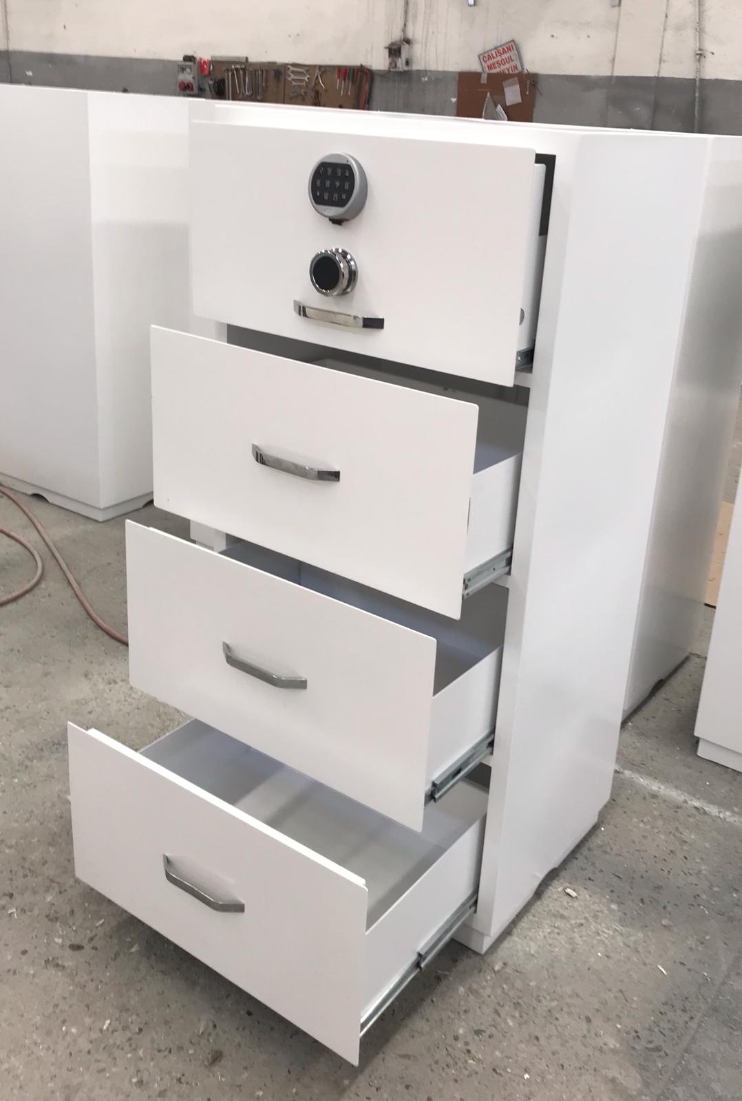 004ÇKILINÇ Banka Çekmeceli Yanmaz Evrak DolabI  140*67*50cm 200Kg ( 2999€ )