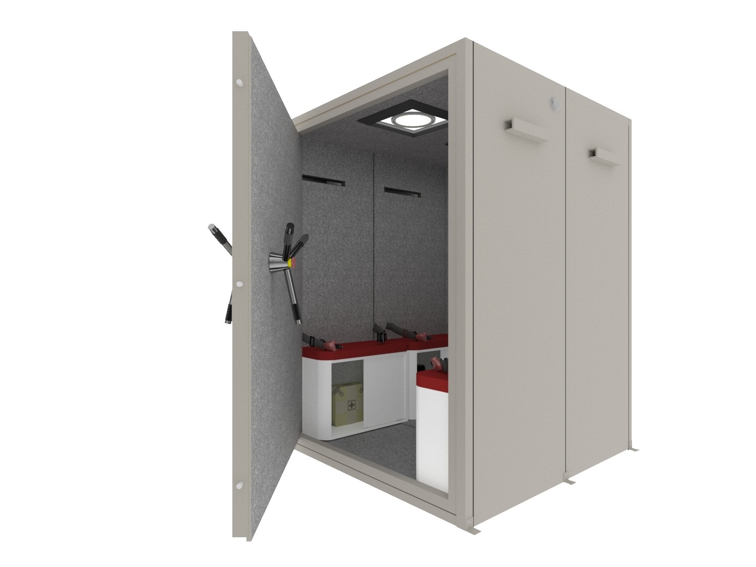 İstanbul 4 Kişilik  Deprem Kabini 180*150*140CM 700KĞ ( 5.999€ )