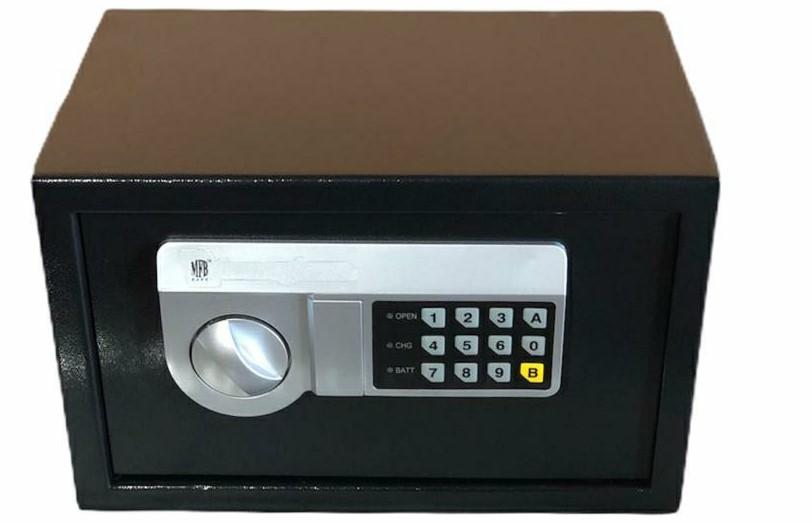 0020CRNİE  HSL OTEL ODA TİPİ ELEKTRONİK KASA ( ACİL AÇMA ANAHTARLI ) 20*30*20CM 5.130GR ( 49€  )+KDV