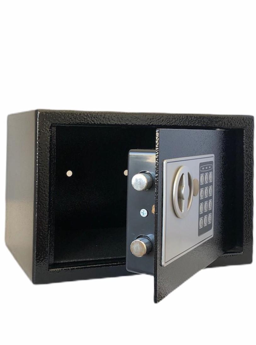002ETERYUM  OTEL ODA LAPTOP TİPİ ELEKTRONİK KASA ( ACİL AÇMA ANAHTARLI ) 20*43*35CM 9.030GR ( 59€  )