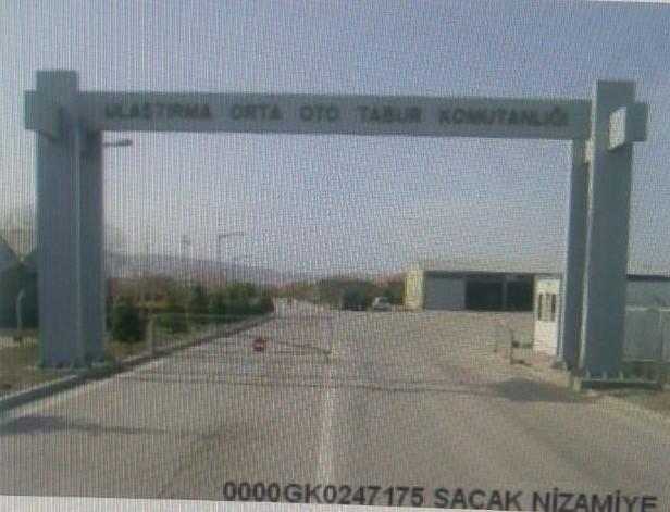 NİZAMİYE KAPISI GİRİŞİ TAGI ÇELİK 600*1400*200CM  ( 19999€ )+KDV