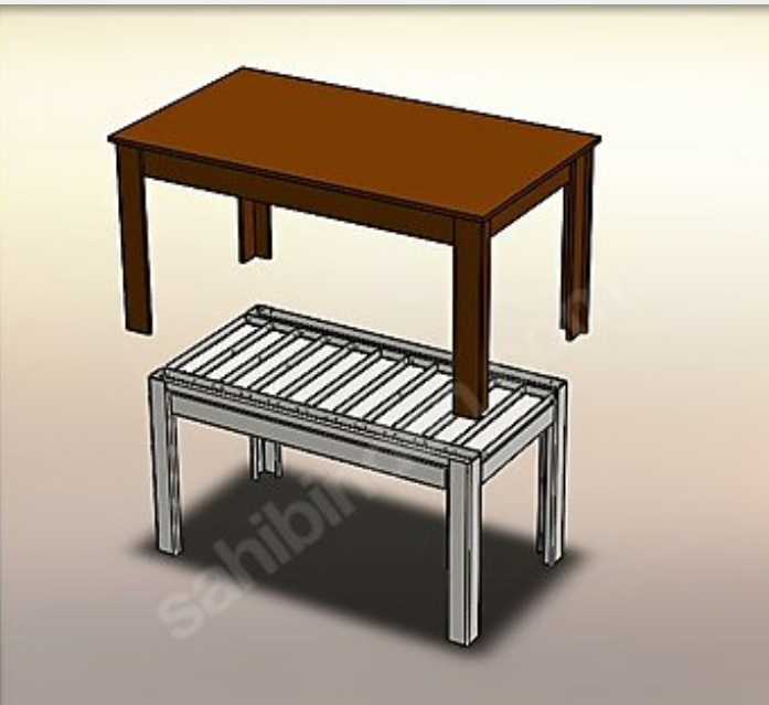 ÇOCUK ODASI İÇİN BİLGİSAYAR DEPREM MASASI 70*150*70CM ( 2999€ )+KDV ADRESE TESLİM