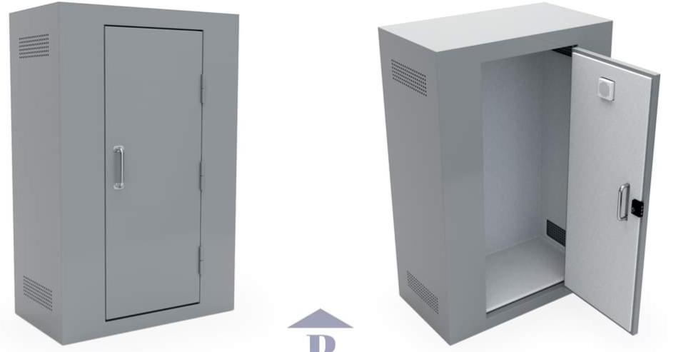 60 TON YÜKE DAYANIKLI DEPREM KABİNİ ( İÇİ BOŞ DONANIMSIZ HAVALANDIRMALI ) 180*100*70CM ( 3999€ )