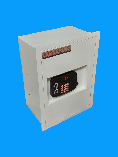 LCD EKRANLI ELEKTRONİK ŞİFRELİ ANKASTRE DUVAR KASASI ( 499€ )