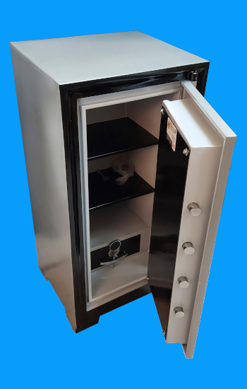 00008TRXAE OFİS TİPİ ELEKTRONİK ŞİFRELİ 10 KLASÖR KAPASİTELİ ÇELİK PARA KASASI DIŞ 105*50*45CM ÇEKMECELİ İÇ 90*38*30CM 250KĞ ( 1099€  )