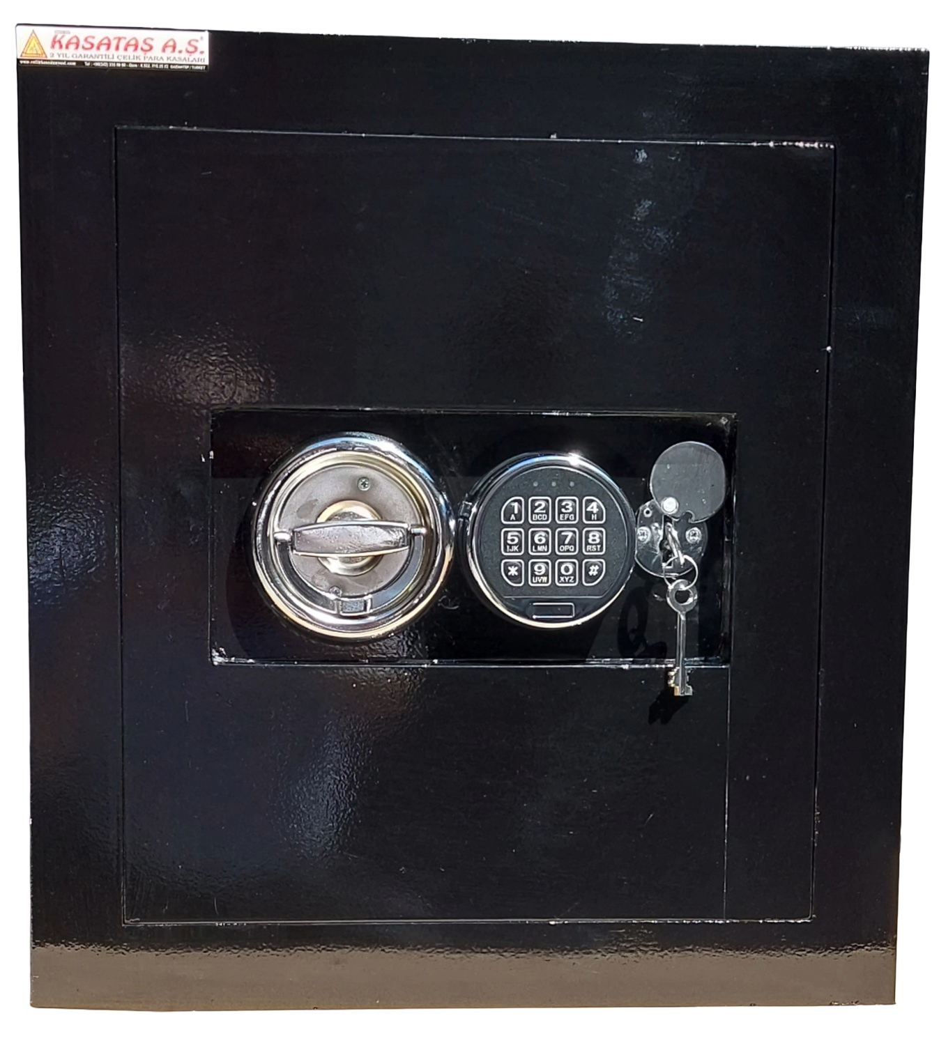 046EAGAK 5 KLASÖR SAKLAMA KAPASİTELİ ELEKTRONİK ŞİFRELİ VE ANAHTARLI ANKASTRE DUVAR KASASI 46*39*35cm 28Kg ( 899€ )