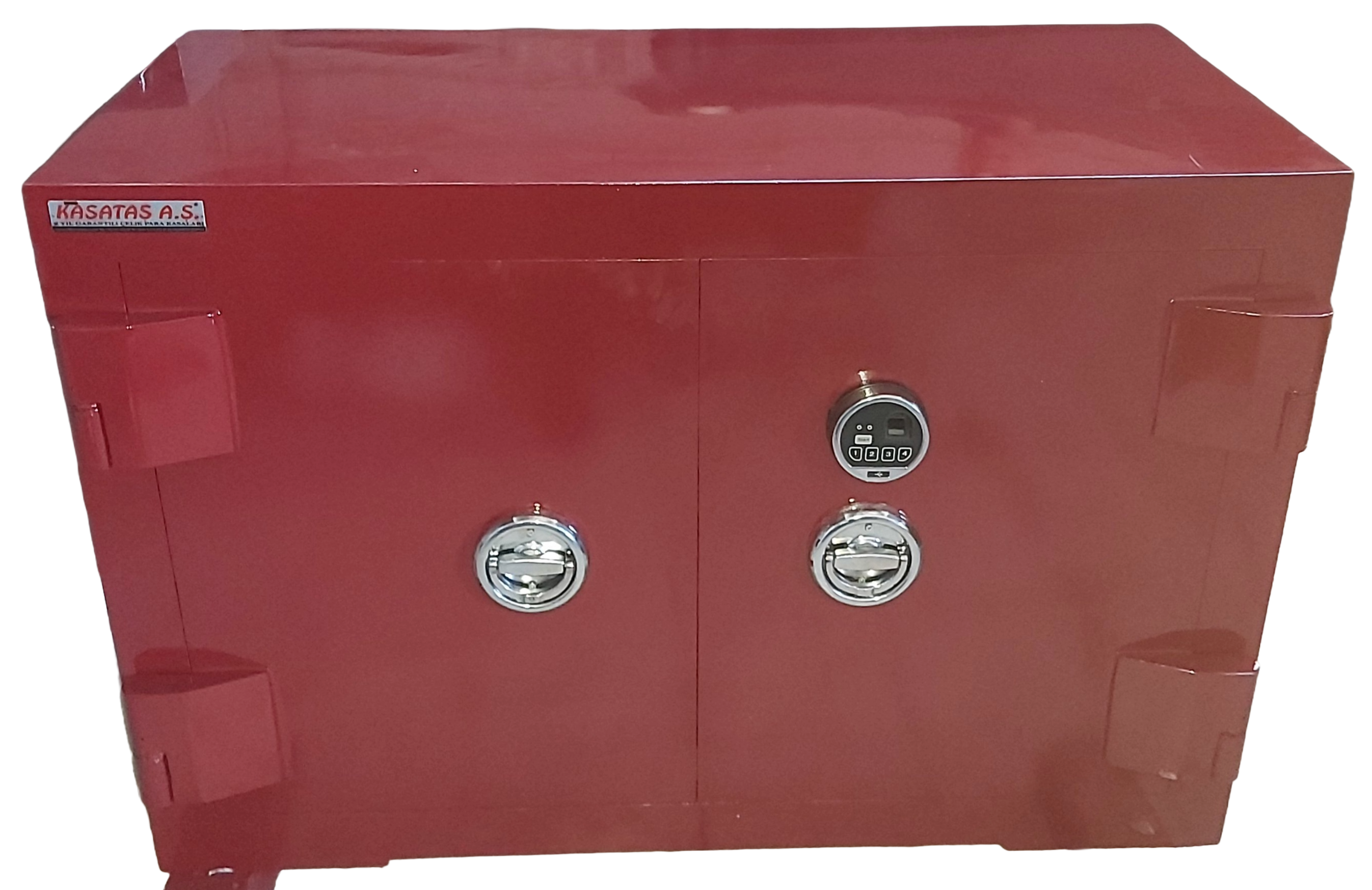 0120XTZ BANKO TİPİ PARMAK İZLİ ELEKTRONİK ŞİFRELİ BANKO TİPİ KUYUMCU KASASI 80*120*60CM 1200KĞ (1.800€ )