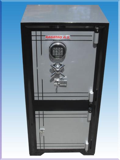 008BTCAE TİPİ ANAHTAR TAŞIMA ZORUNLULUĞU OLMAYAN ALTI DOLAPLI ELEKTRONİK ŞİFRELİ ÇELİK PARA KASASI 105*50*45CM 280KĞ ( 725€ )