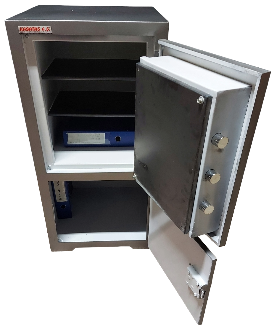 08NRKTİK ANKARA TİPİ ALTI DOLAPLI ÇELİK PARA KASASI 100*51*50CM 180KĞ ( 999€ )+KDV ADRESE TESLİM
