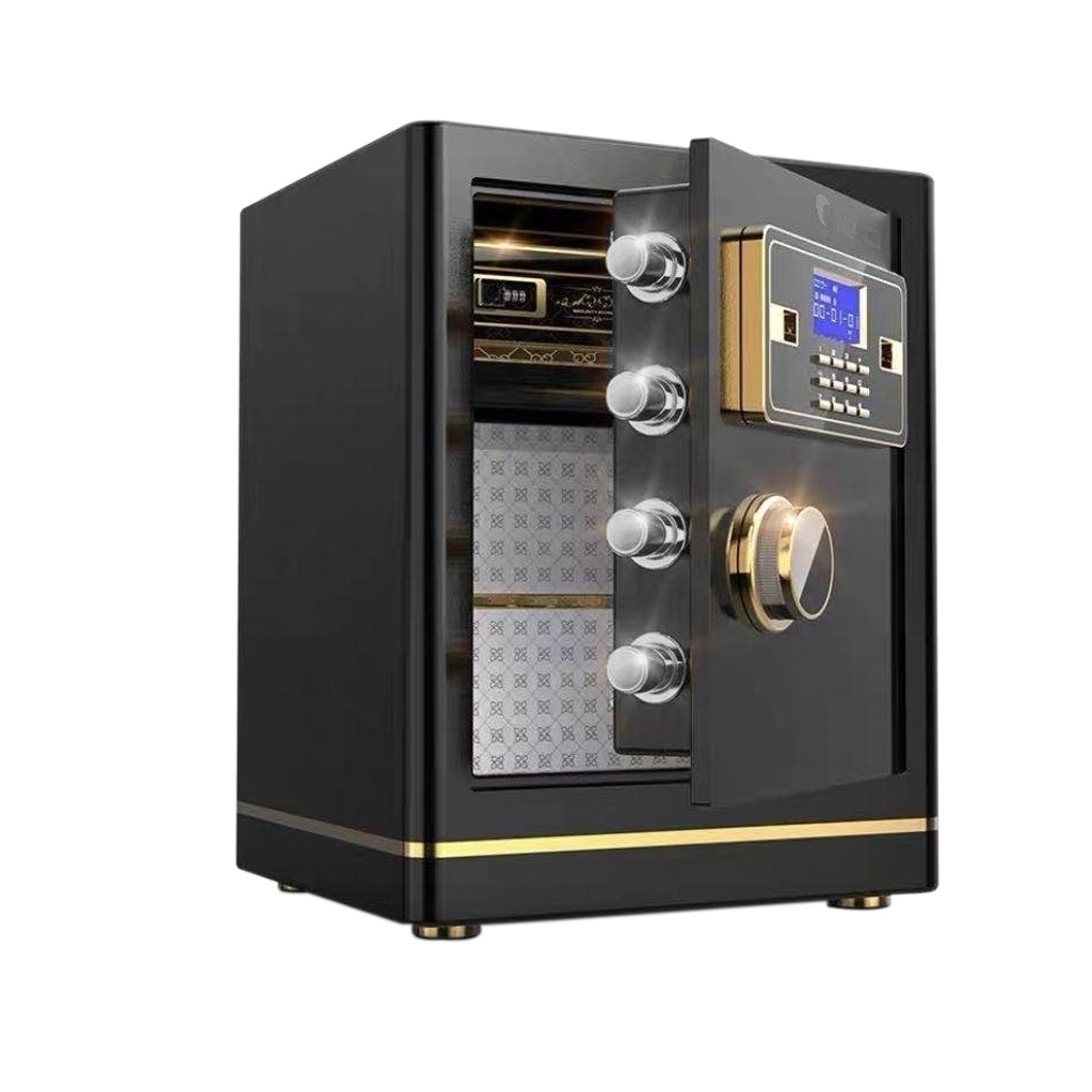 MÜCEVHER KASASI ELEKTRONİK ŞİFRELİ ÇELİK PARA KASASI 45x36x32cm