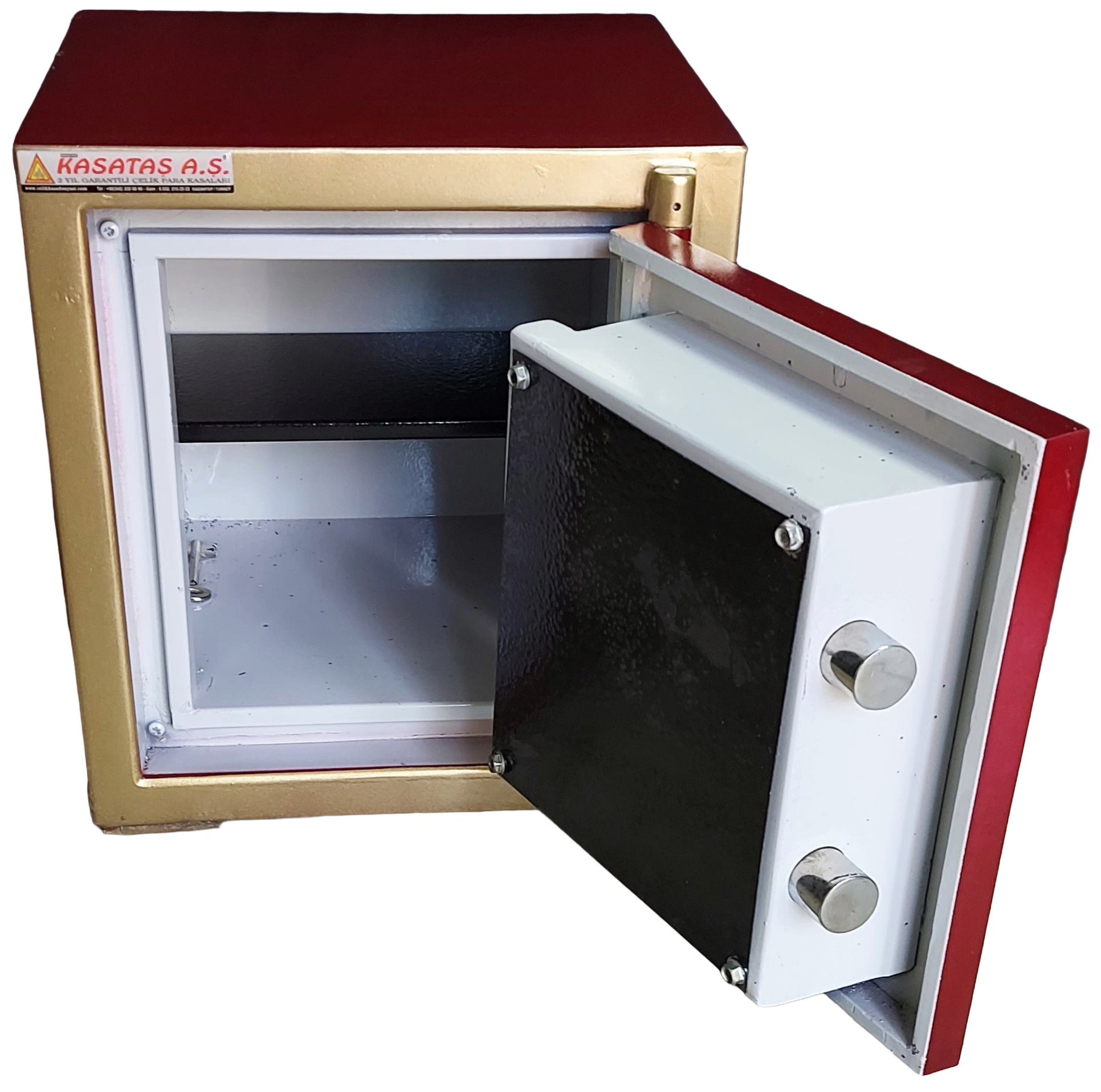 001A OFİS VE  EV TİPİ 1 ADET ÖZEL KUYUMCU KASASI ANAHTARLI ÇELİK PARA KASASI DIŞ ÖLÇÜSÜ 40*37*32CM (İÇ ÖLÇÜSÜ 27*29*20CM) 50KĞ  ( 299€ )