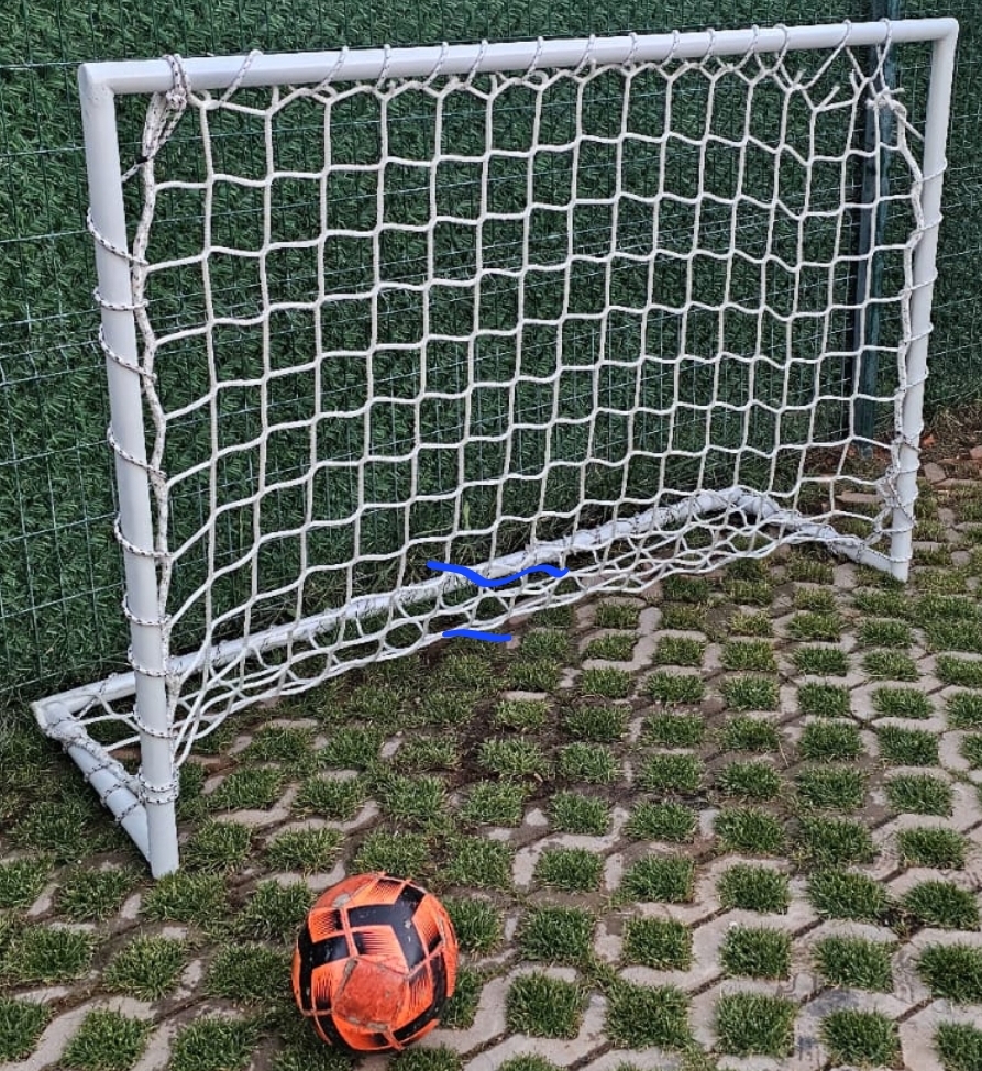 BAHÇE İÇİN BÜYÜK BOY DEMİR FUTBOL KALESİ 190*300*70CM ( 499 € ) +KDV+KARGO