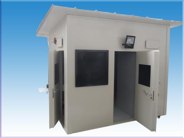TAŞINABİLİR TİPİ BR7 BALİSTİK KURŞUN GEÇİRMEZ ÇELİKLİ BR7 BETONLU NÖBET KULÜBESİ İÇ  240*300*200CM 20TON ( 29999EURO )