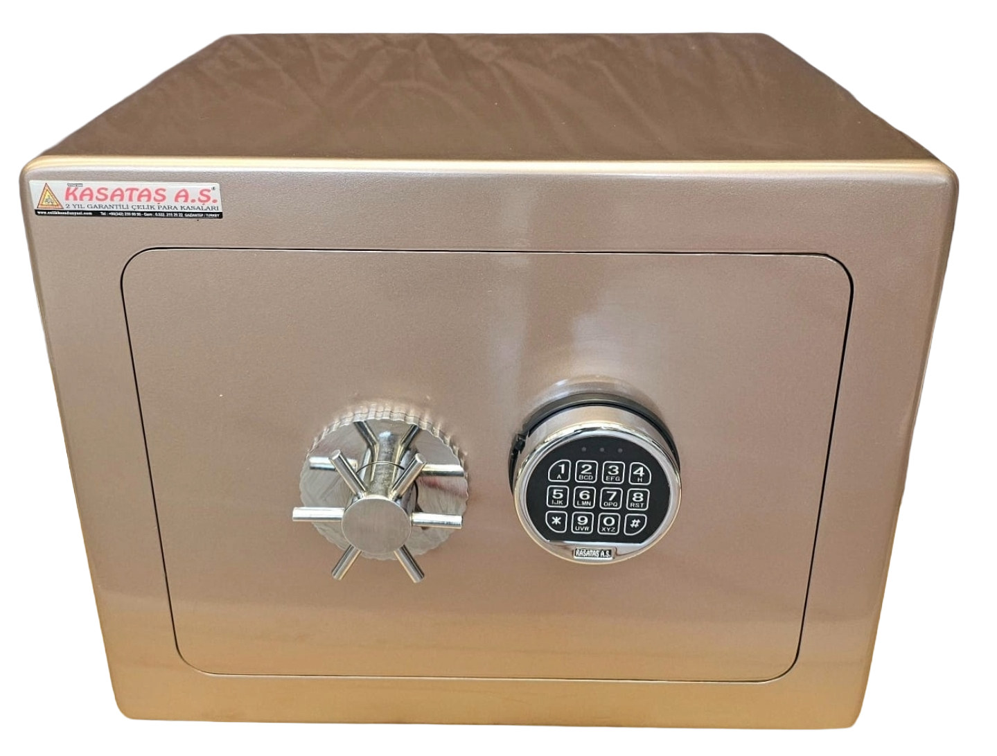 001EACK TİPİ EV VE OFİS TİPİ KOMPLE 10MM ZIRH ÇELİKLİ ELEKTRONİK ŞİFRELİ YILDIZ KOLLU RADÜSLÜ KAPAKLI İÇİ KALİTELİ KADİFE KAPLAMA ÇELİK PARA KASASI 40*50*40CM 97KĞ ( 999€ )