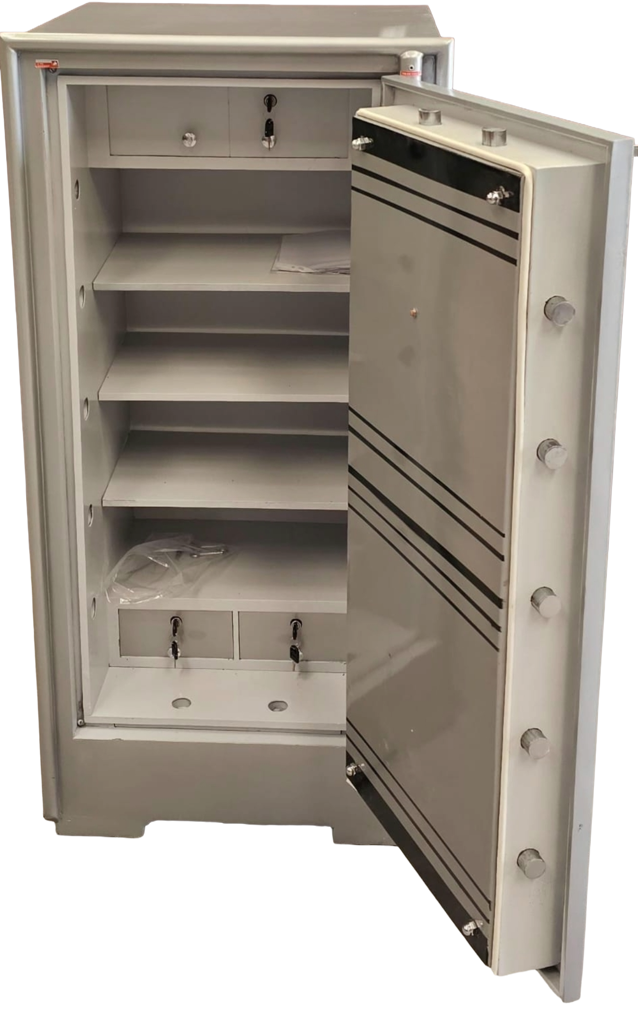 0011BEPES OFİS TİPİ TEKKAPILI 3 ANAHTARLI PARMAK İZLİ ELEKTRONİK ŞİFRELİ ZIRHLI ÇELİK PARA KASASI 140*60*50CM 500KĞ ( 1999€ )+KDV
