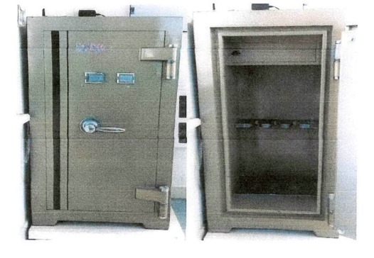 007TÜFEK 400 DERECE ISIYA YANGINA DAYANIKLI DOLGULU  4 TÜFEK YERLİ TÜFEK KASASI 85*45*40CM ( 850€ )+KDV