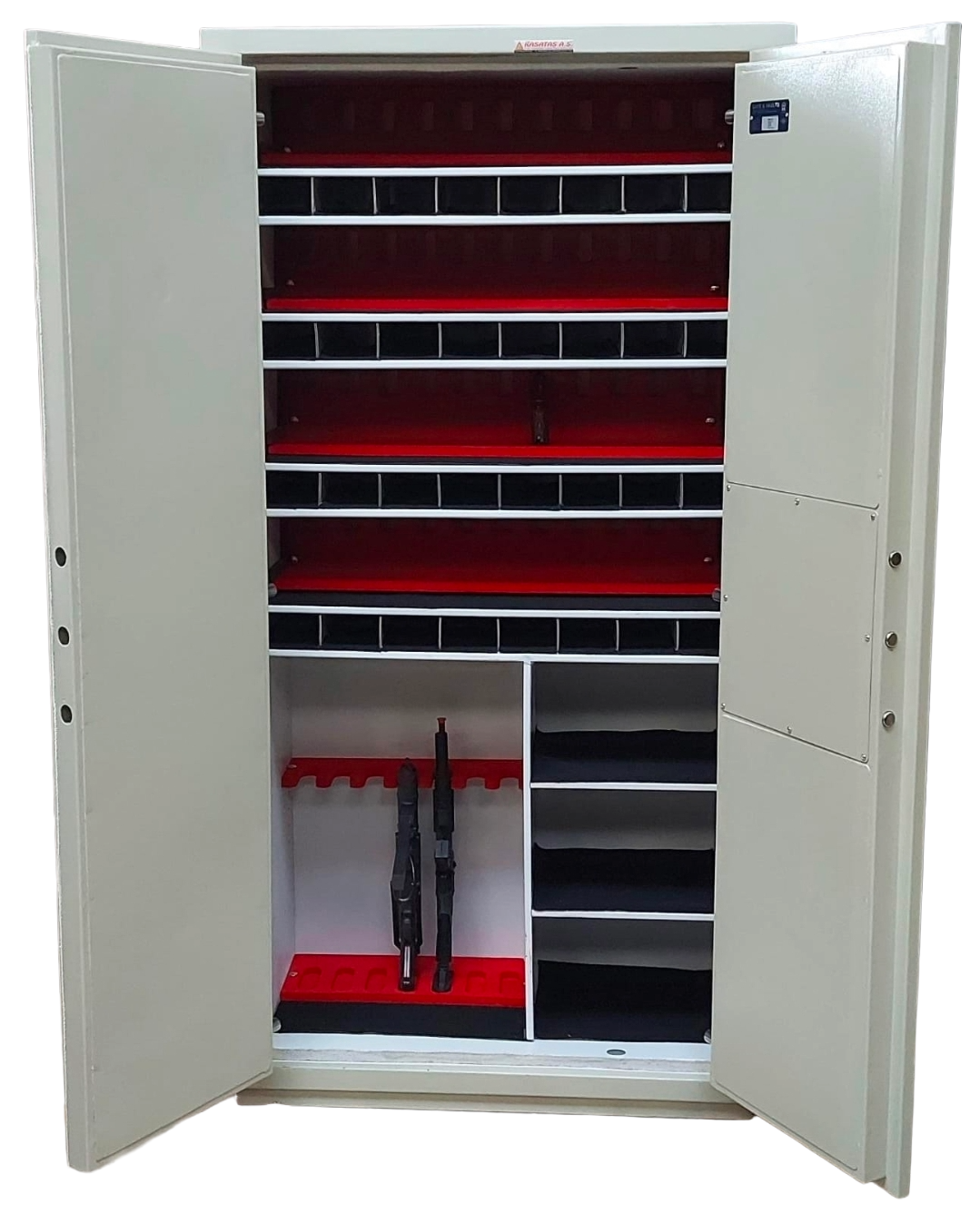 RÖNESANS TİPİ 7 TÜFEK YERLİ GARDLOP TİPİ TÜFEK 44 TABANCA YERLİ MÜHİMMAT KASASI 195*100*62CM 300KĞ ( 5999€ )