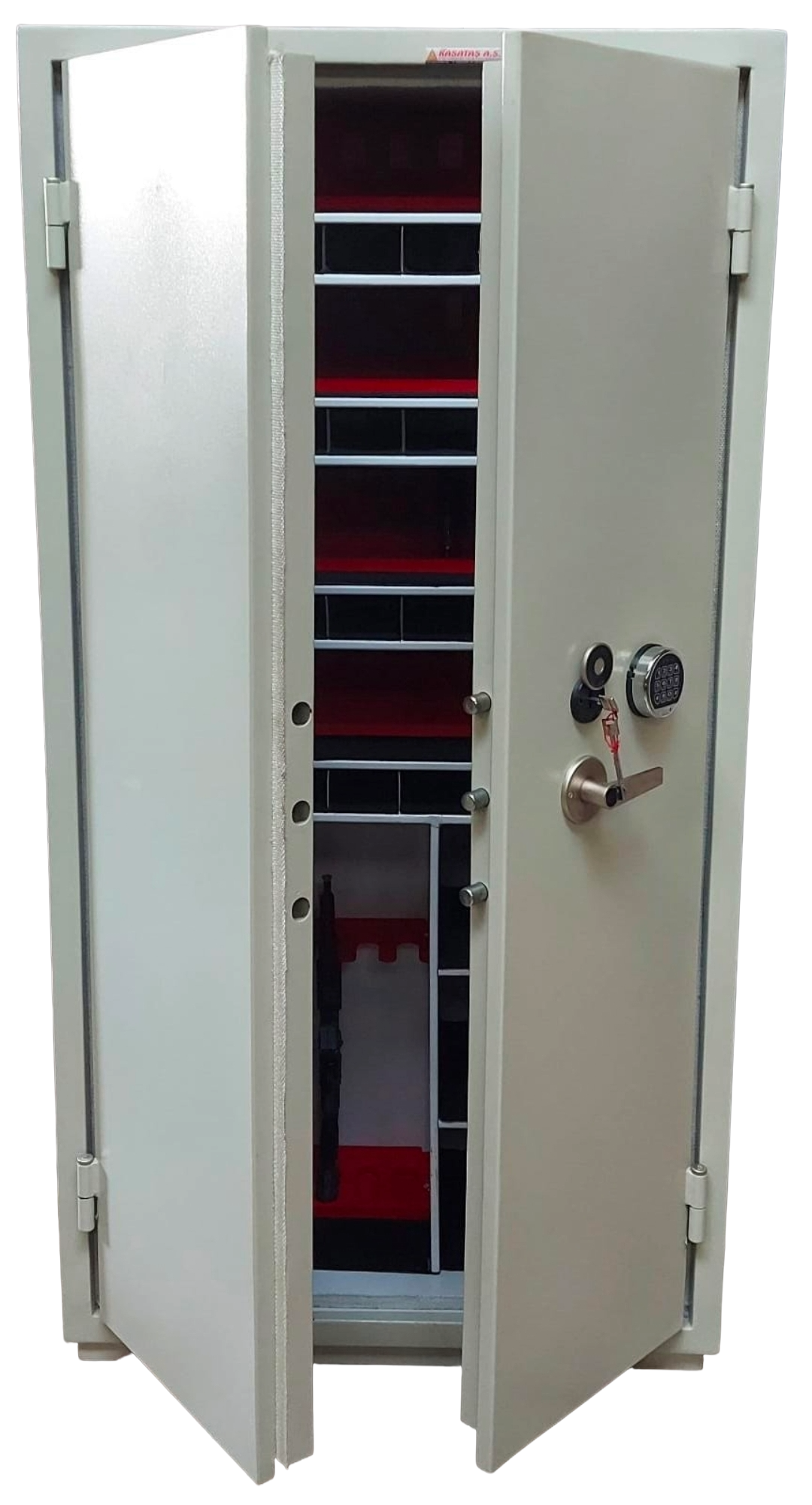 RÖNESANS TİPİ 7 TÜFEK YERLİ GARDLOP TİPİ TÜFEK 44 TABANCA YERLİ MÜHİMMAT KASASI 195*100*62CM 300KĞ ( 5999€ )