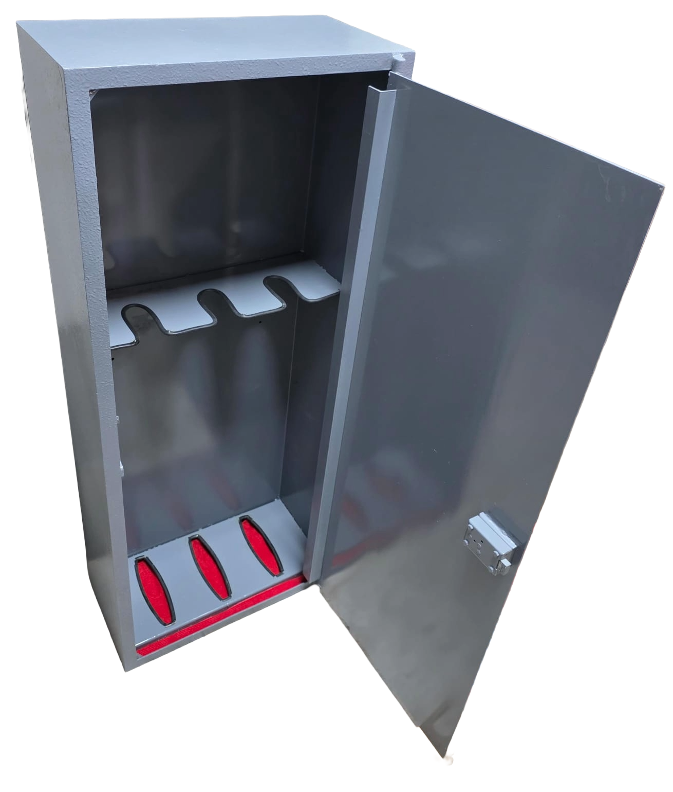 3 TÜFEKLİK ÇELİK KASA ANAHTARLI ÇELİK TÜFEK KASASI 120*60*30CM 30KĞ ( 1200€ )+KDV