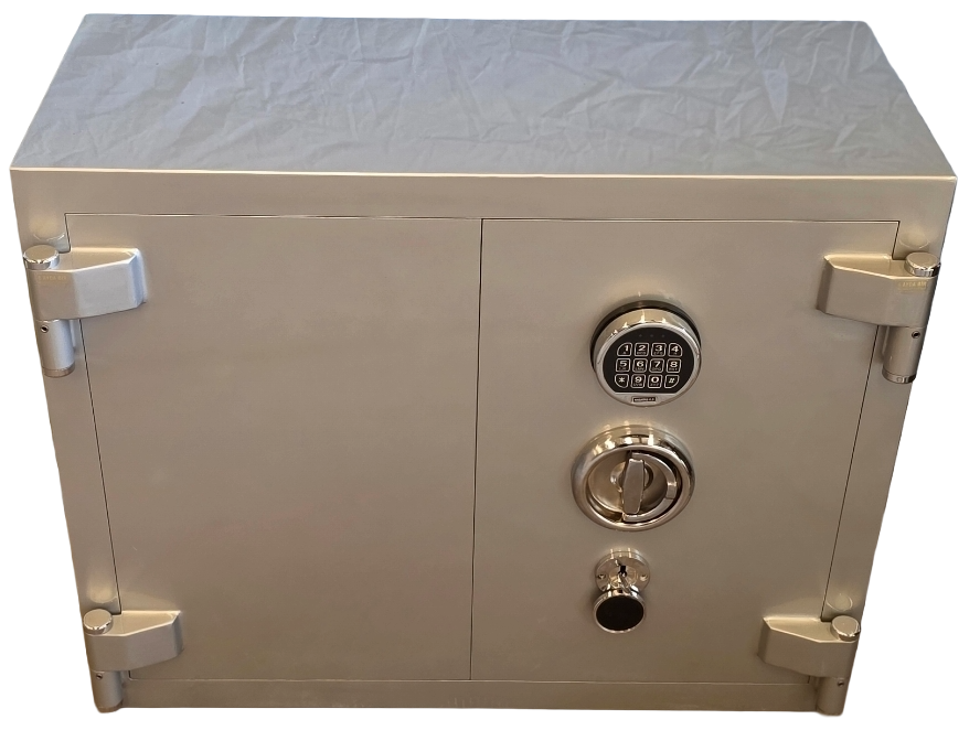 03TOMSN BANKO TİPİ EV DOLAP İÇİ ELEKTRONİK ŞİFRELİ VE ANAHTARLI ÇELİK PARA KASASI H63*W85*D50CM 500KĞ ( 1700€ )+KDV
