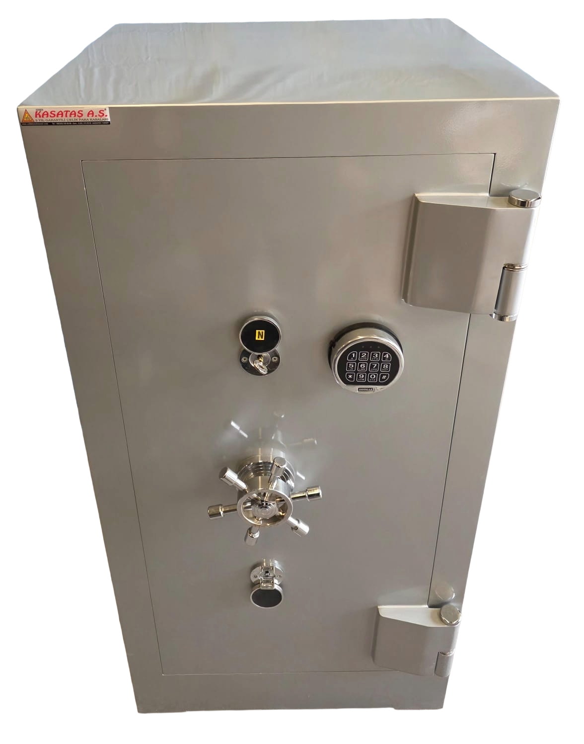 0008A2E GERMANYSAFE ALMAN TİPİ 1 Cİ SINIF ULUSLARARASI STANDARTLARDA YÜKSEK GÜVENLİKLİ ÇELİK PARA KASASI DIŞ ÖLÇÜSÜ 105*53*50CM İÇ ÖLÇÜSÜ 85*40*30CM 500KĞ ( 1999€ )
