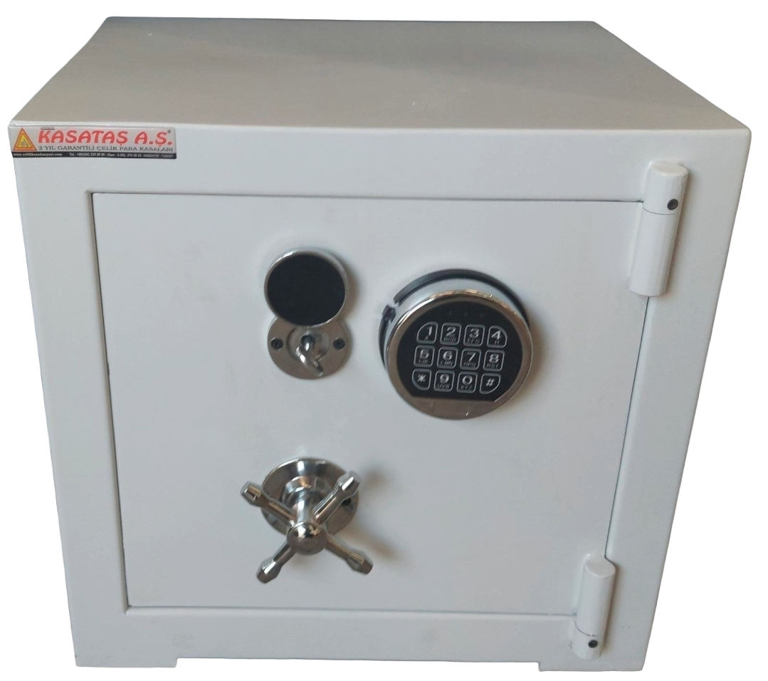 002EYXZ EV VE OFİS DOLAP İÇİ ELEKTRONİK ŞİFRELİ VE ANAHTARLI TEKKAPILI ÇELİK PARA KASASI 51*41*36CM 100KĞ ( 550€ )+ KDV