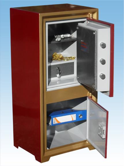 008A 105 LİK GAZİANTEP MODEL STANDART ALTI DOLAPLI ÇELİK PARA KASASI 105*44*38CM 150KĞ  SADECE ( 499€ )+KDV