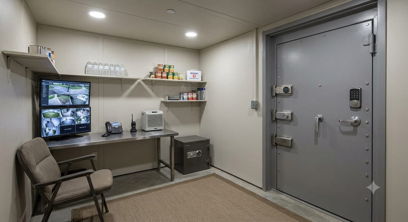 PANİK ODASI KURŞUN GEÇİRMEZ GİZLİ ( PANİC ROOM ) Bulletproof house villa