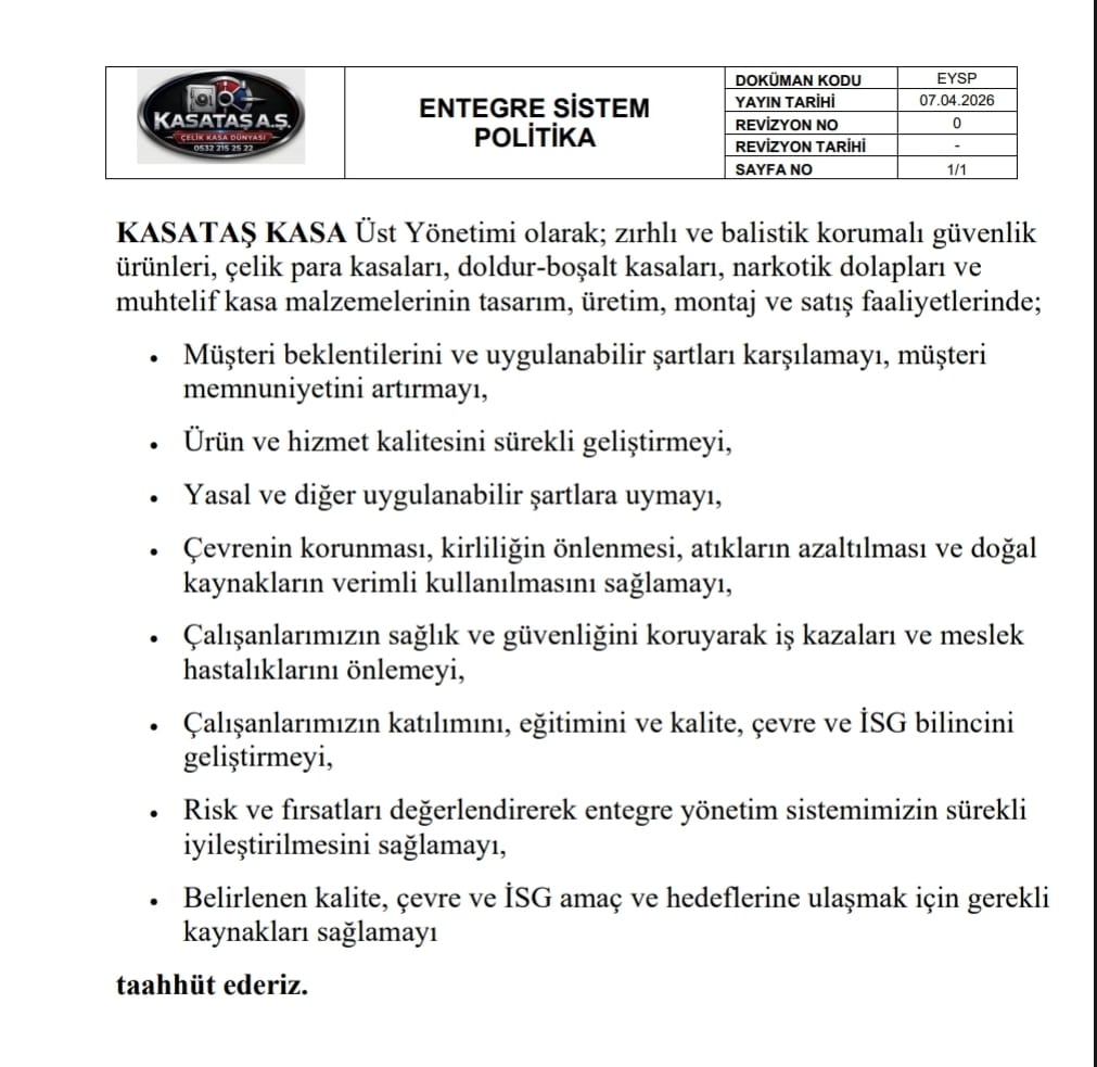 POLİTİKAMIZ