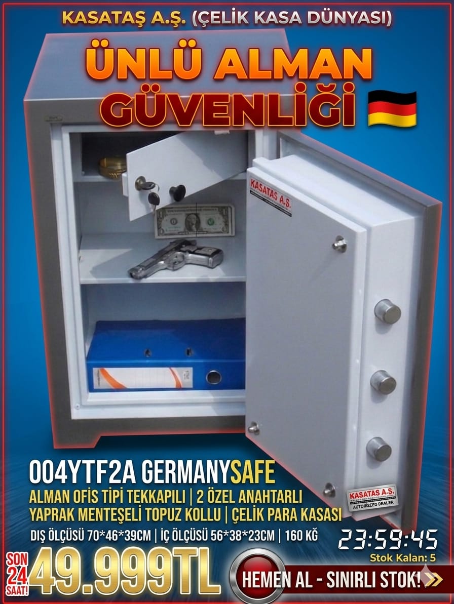 70*55*55CM 300KĞ BRONZ RENK KASA 99999TL