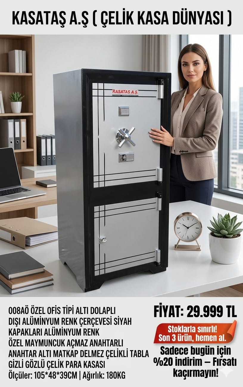 70*55*55CM 300KĞ BRONZ RENK KASA 99999TL