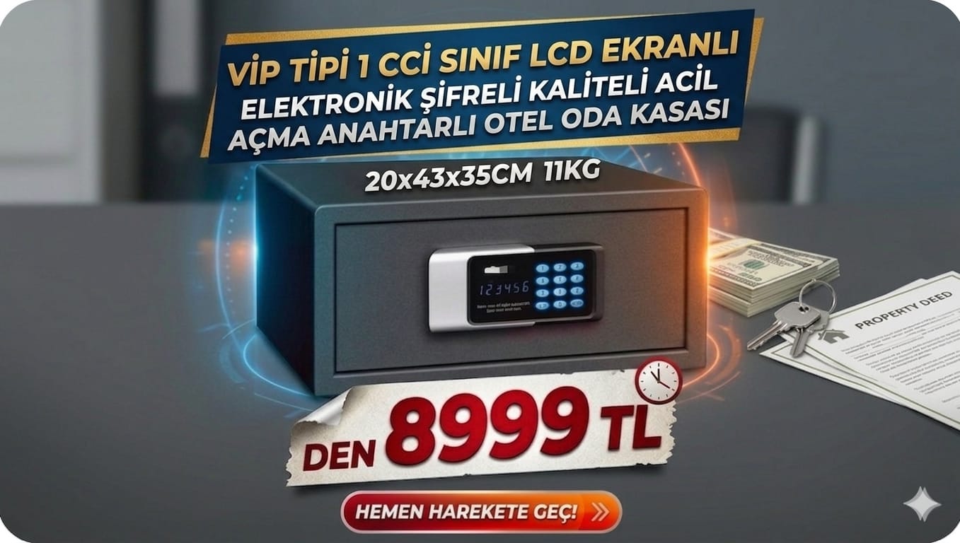 70*55*55CM 300KĞ BRONZ RENK KASA 99999TL